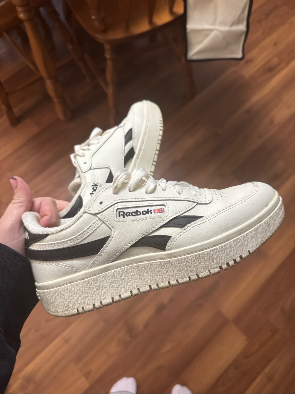 Reebok Women's Club C Double Revenge Chalk / Black - Chalk